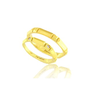 Βέρες γάμου FaCad'oro WR-104 , Ζευγάρι .